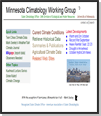 미네소타 기후 연구 그룹 홈페이지 이미지